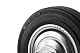 Промышленное колесо 160 мм (под болт 12 мм, поворотное, черная резина, роликоподшипник) - SCh 631
